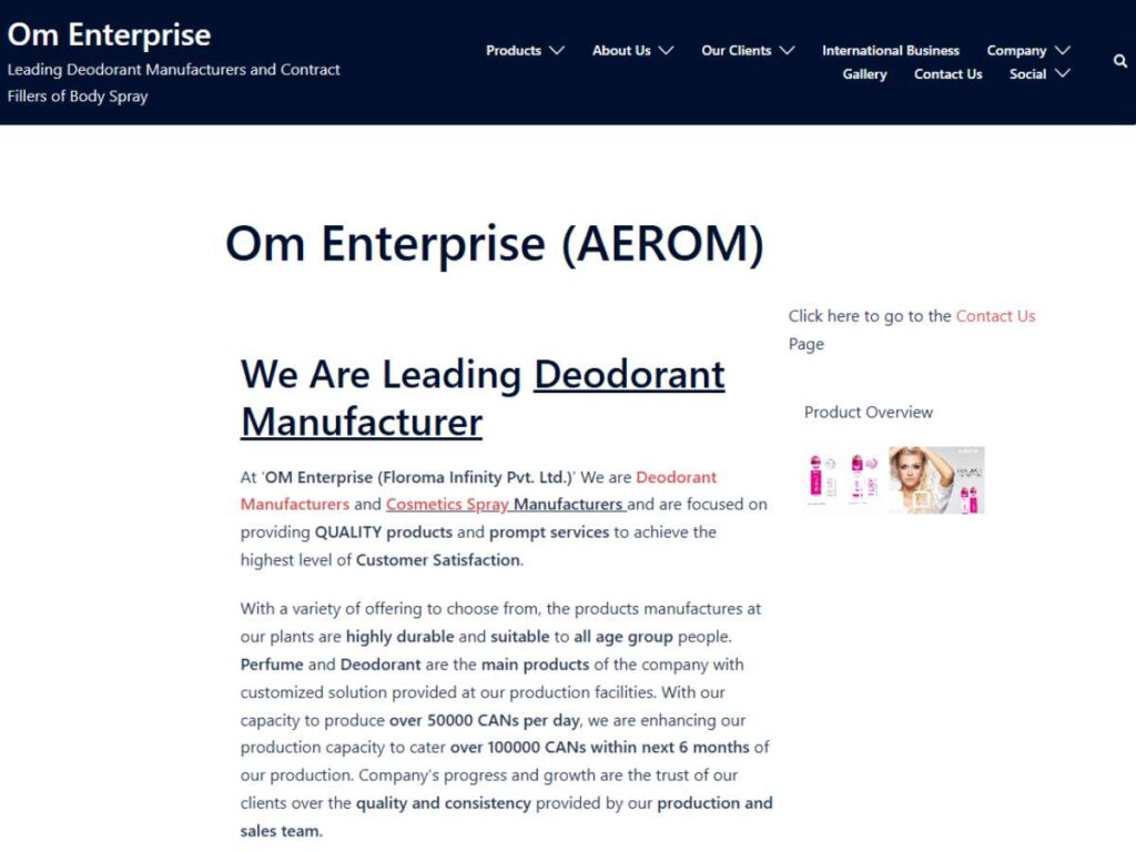 Top 7 Deodorant Manufacturers in India 7