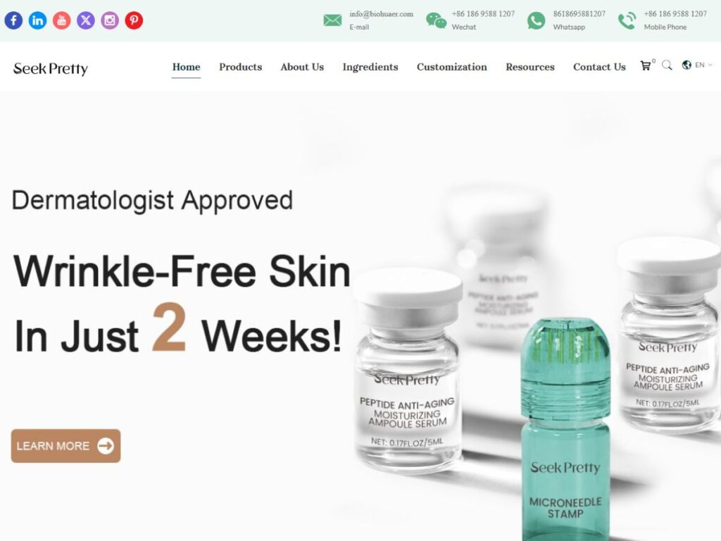 Top 9 Skincare Manufacturers in China 9