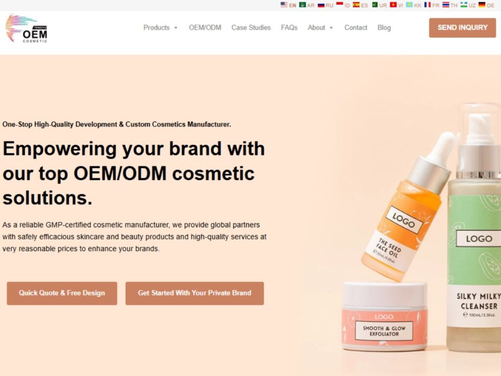 Top 9 Skincare Manufacturers in China 2